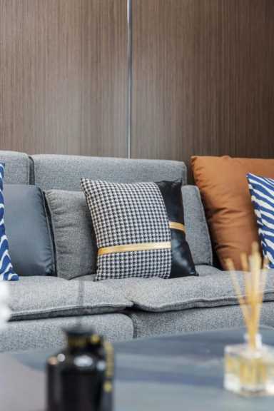 家居装饰图片 效果图,现代风格家居装饰图片效果分享插图13 案例分享 | 93㎡现代简约:黑白灰+原木色,温柔无争岁月静好