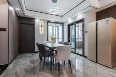 家居装饰图片 效果图,现代风格家居装饰图片效果分享插图21 案例分享 | 93㎡现代简约:黑白灰+原木色,温柔无争岁月静好