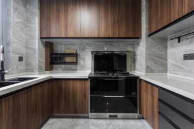 家居装饰图片 效果图,现代风格家居装饰图片效果分享插图29 案例分享 | 93㎡现代简约:黑白灰+原木色,温柔无争岁月静好