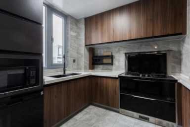 家居装饰图片 效果图,现代风格家居装饰图片效果分享插图31 案例分享 | 93㎡现代简约:黑白灰+原木色,温柔无争岁月静好