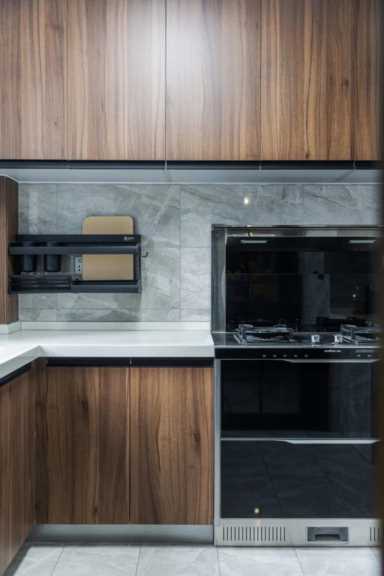 家居装饰图片 效果图,现代风格家居装饰图片效果分享插图33 案例分享 | 93㎡现代简约:黑白灰+原木色,温柔无争岁月静好