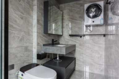 家居装饰图片 效果图,现代风格家居装饰图片效果分享插图43 案例分享 | 93㎡现代简约:黑白灰+原木色,温柔无争岁月静好