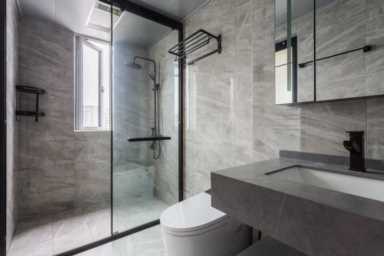 家居装饰图片 效果图,现代风格家居装饰图片效果分享插图41 案例分享 | 93㎡现代简约:黑白灰+原木色,温柔无争岁月静好