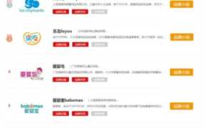 母婴店加盟价格表,比较知名的母婴连锁店