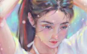服装设计图基本画法,女装手绘时装画效果图