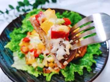 鸡排图片,美食鸡的做法大全窍门插图1 #2021创意料理组——创意“食”光#鸡排披萨