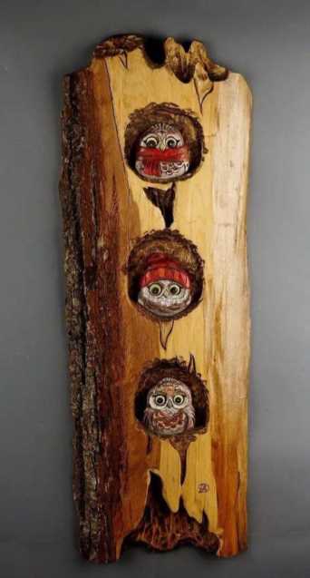 手工制作简单又漂亮,DIY木材椅子制作教程插图47 废旧木头没人要?看看手工达人搬回家之后,竟然改造成了艺术品