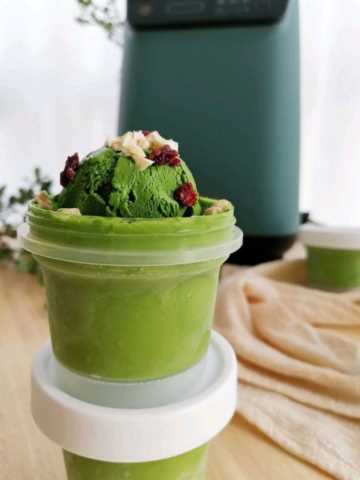 抹茶冰淇淋（不输哈根达斯的冰淇淋）