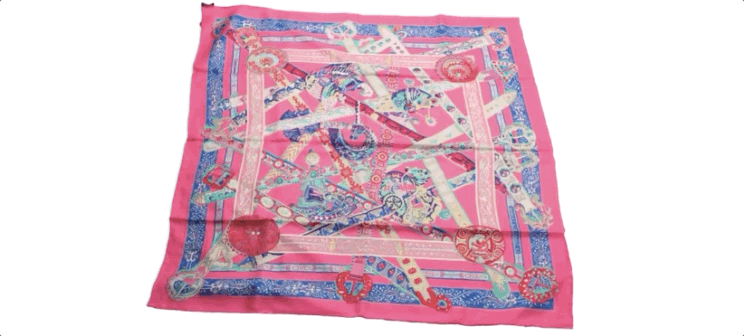 爱马仕围巾佩戴方法,爱马仕包绑丝巾系法插图5 爱马仕围巾佩戴方法,爱马仕包绑丝巾系法