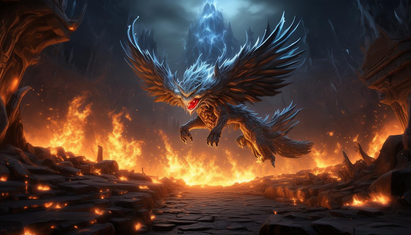 浴火角鹰兽怎么获得，魔兽世界浴火角鹰兽详细过程