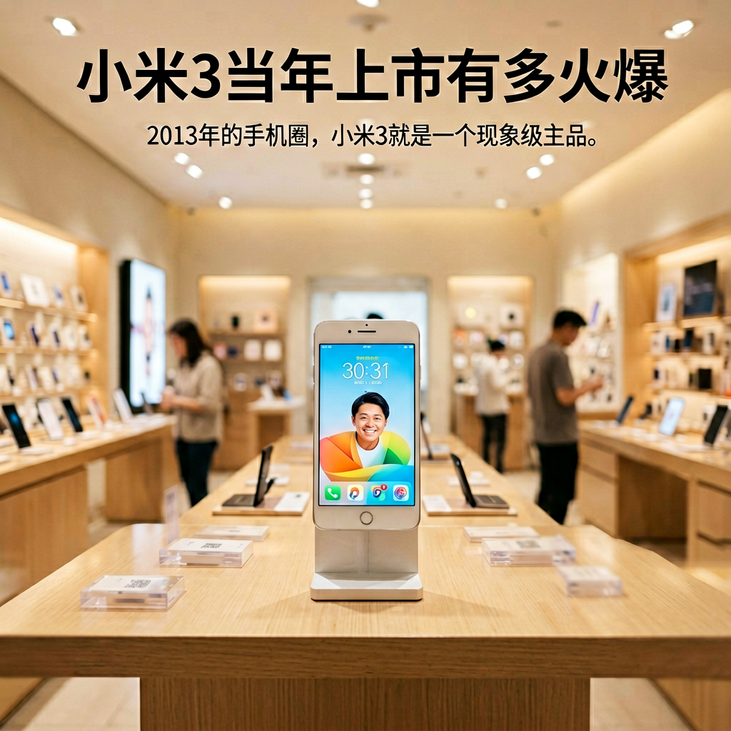小米3当年上市有多火爆,小米3发布时候的抢购盛况你记得吗插图 小米3上市